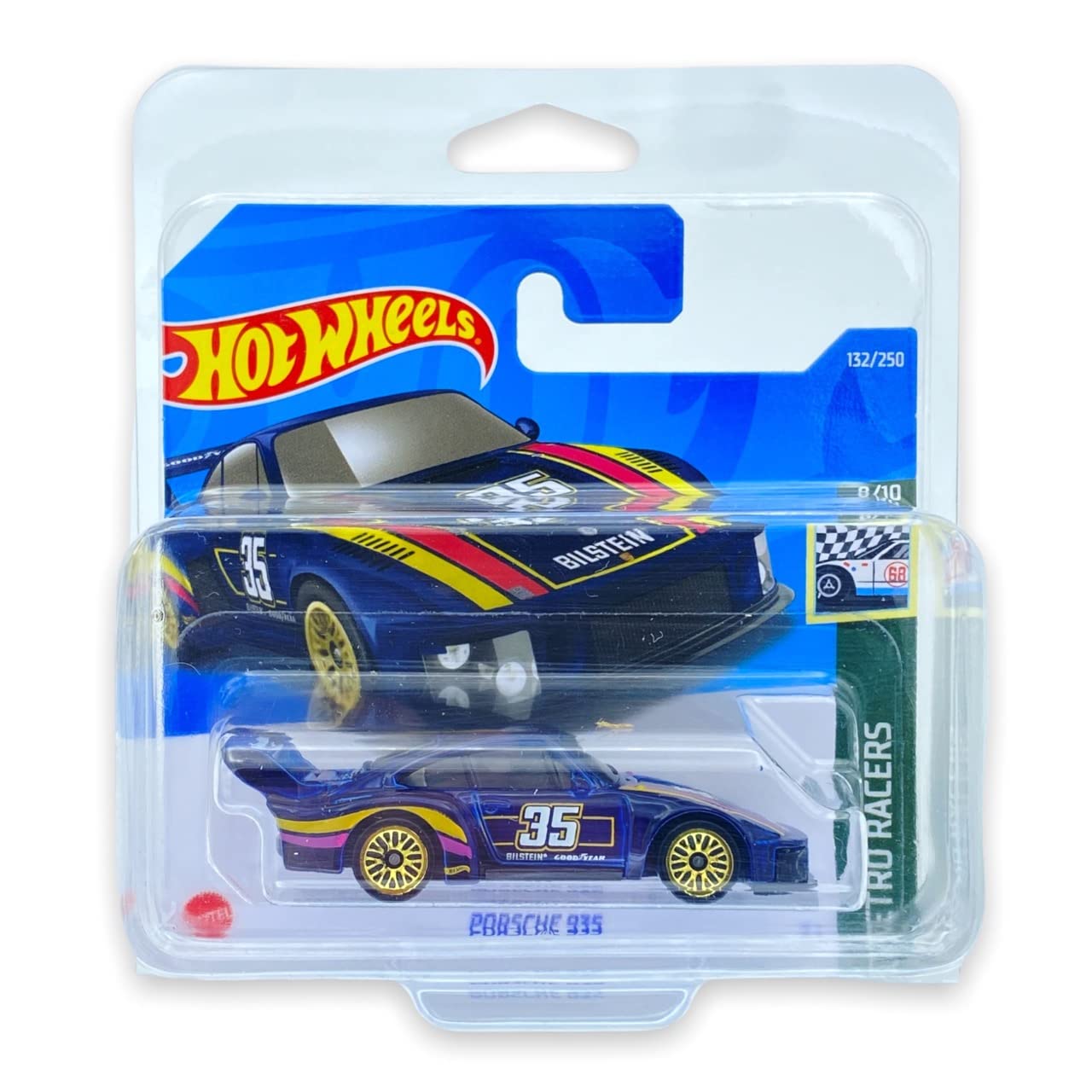 Hot Wheels Porsche 935 (Dark Blue) 8/10 Retro Racers 2022 - 132